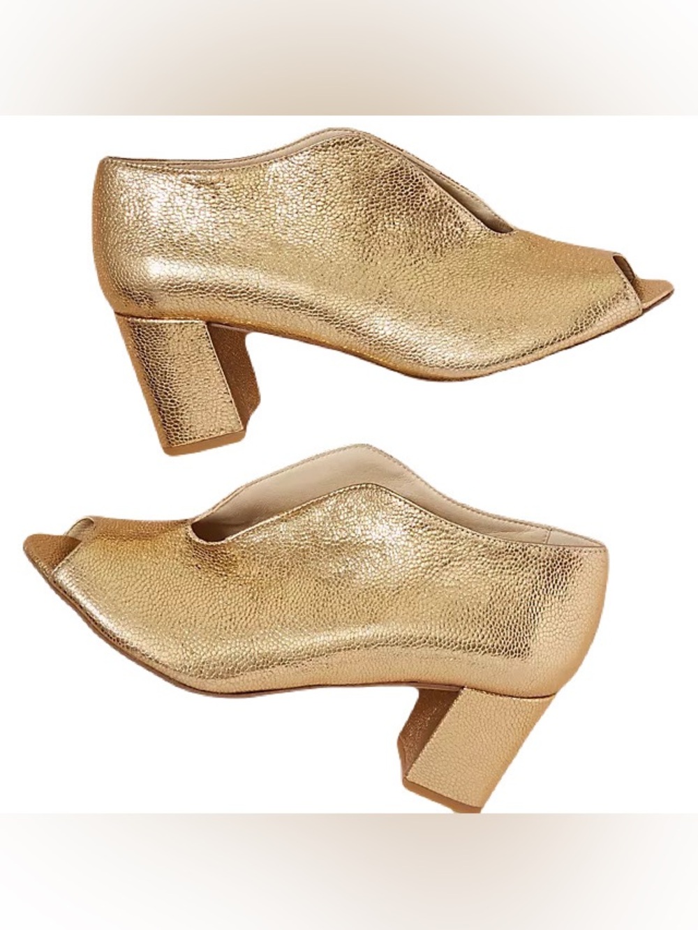 Esska Metallic Gold Gyda Heels
